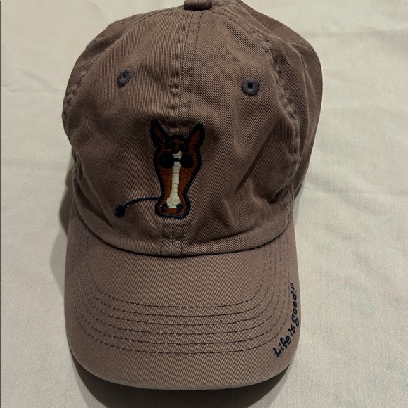 Life Is Good® Horse Hat – Size S (2–4T) Brown - Picture 2 of 5